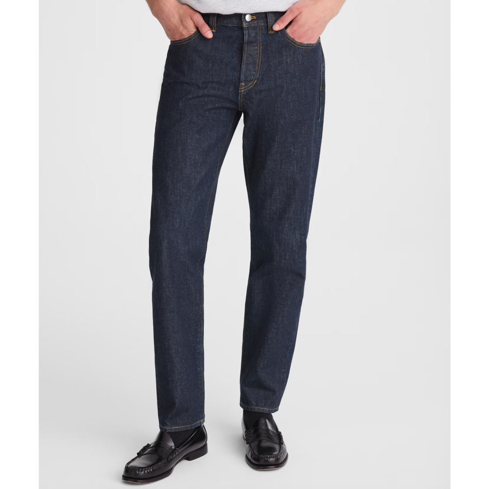 Madewell X Kaihara Relaxed Taper Jeans in Japanese Denim W33 Blue